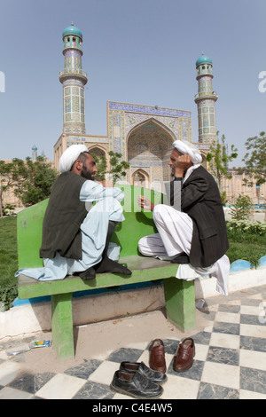 Masjid i Jami mosque in Herat, Afghanistan Stock Photo