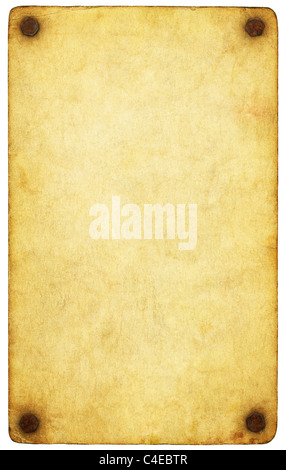 Burnt vintage paper background Stock Photo