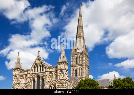 Salisbury Cathedral, Wiltshire, England, UK Stock Photo