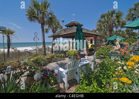 The Driftwood Inn Bed and Breakfast at Mexico Beach along Florida's Gulf Coast. Stock Photo