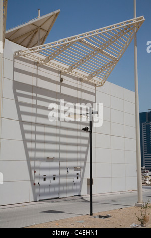 Electricity Substation West Bay Doha Qatar Stock Photo