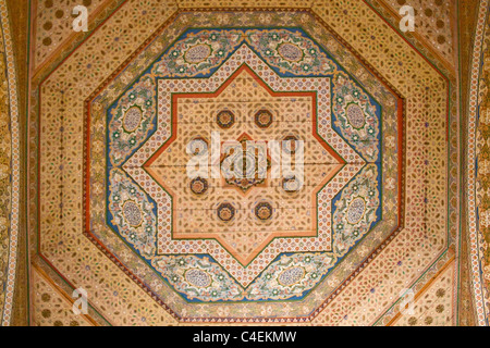 A Moroccan patterned Ceiling. Stock Photo