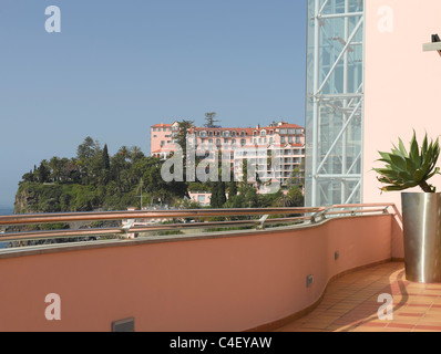 View from the Royal Savoy to Reids Hotel hotels Funchal Madeira Portugal EU Europe Stock Photo