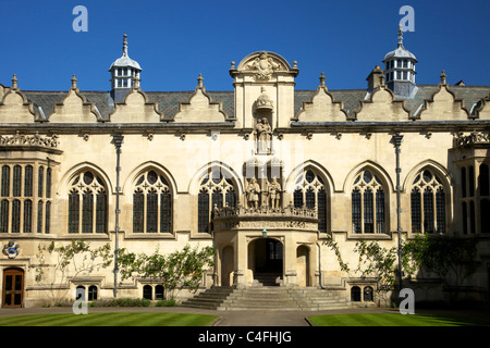 Front Quad,Oriel College, Oxford University, Oxford, Oxfordshire, England,  United Kingdom ,UK Stock Photo