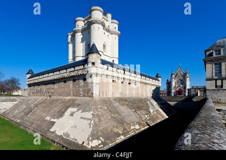 Europe, France, Vincennes, Chateau de Vincennes Stock Photo