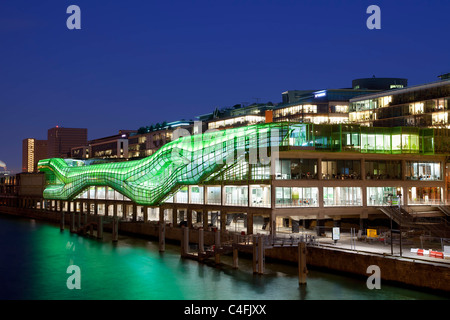 Europe, France, Paris (75), Fashion Museum (Musee de la Mode) at Night Stock Photo