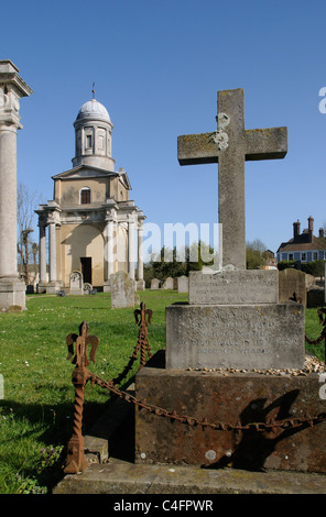 Mistley Towers at Mistley in essex Stock Photo