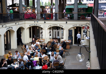 Covent Garden's Market restaurants Stock Photo