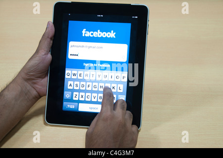 check in facebook sign Stock Photo - Alamy