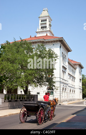 Tomochichi Federal Courthouse and Post Office, Savannah, Georgia Stock Photo