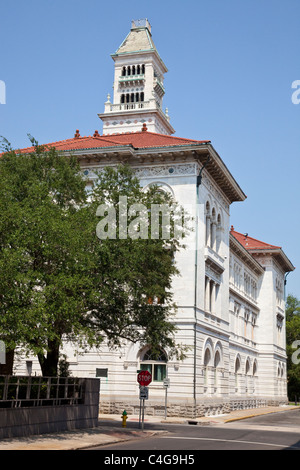 Tomochichi Federal Courthouse and Post Office, Savannah, Georgia Stock Photo