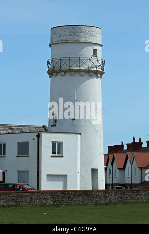 Hunstanton Lighthouse which is in Old Hunstanton, built at the highest ...