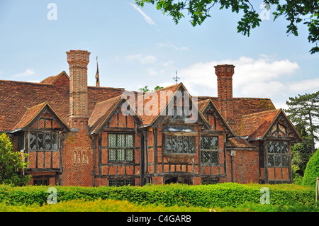 Dorney Court Tudor Manor House and garden, Dorney, Buckinghamshire, England, United Kingdom Stock Photo