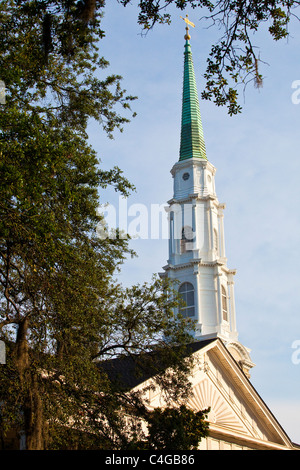 Independent Presbyterian Church, Savannah, Georgia Stock Photo