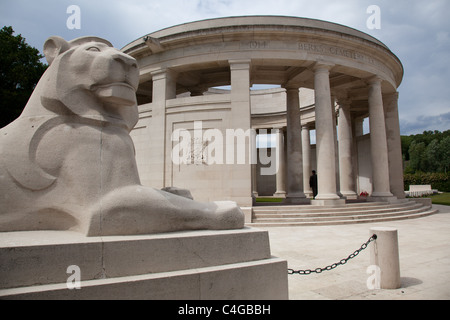 The Royal Berkshire Cemetery, a British war memorial and cemetery, near Ploegsteert Wood in Belgium Stock Photo