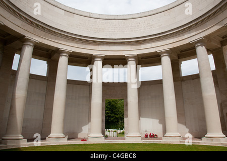 The Royal Berkshire Cemetery, a British war memorial and cemetery, near Ploegsteert Wood in Belgium Stock Photo