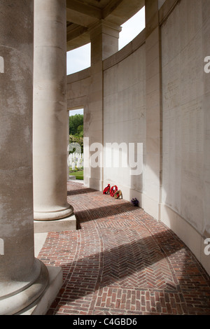 The Royal Berkshire Cemetery, a British war memorial and cemetery, near Ploegsteert Wood in Belgium Stock Photo