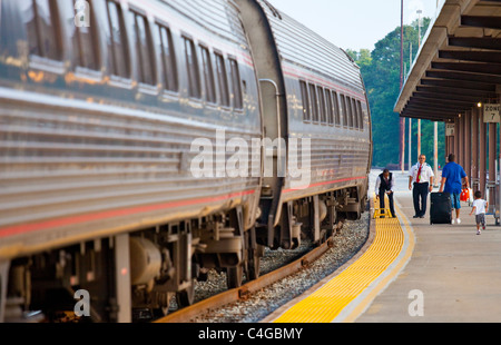 Amtrak Railway Station in Savannah, Georgia Stock Photo