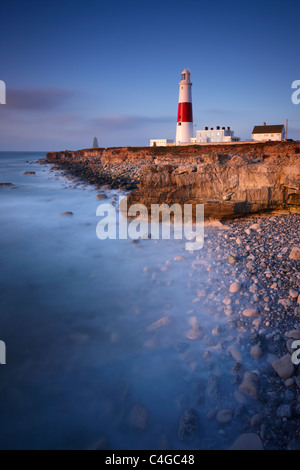 dawn at Portland Bill, Dorset, England Stock Photo