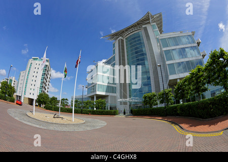 St Davids Hotel, Cardiff Bay, South Glamorgan, Wales, UK, United Kingdom, GB, Great Britain, British Isles, Europe, Stock Photo