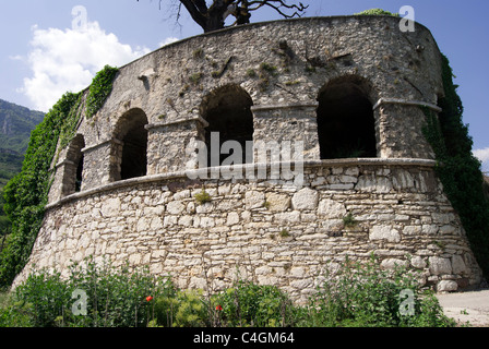 Medieval fortress in Italy Stock Photo