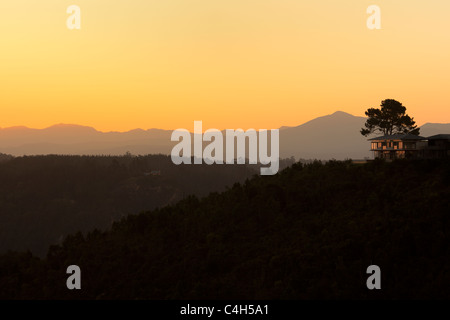 Simola Golf Resort at Sunset, Knysna, South Africa Stock Photo