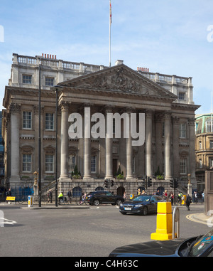 The Mansion House in the City of London Stock Photo