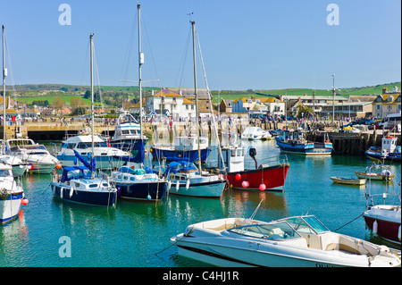 Harbour, West Bay, Dorset, UK Stock Photo