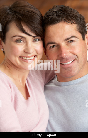 Portrait Of Romantic Young Couple Stock Photo
