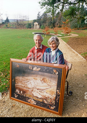 a-lord-and-lady-in-a-garden-stock-photo-alamy