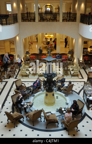 Hotel Adlon, Lobby, Pariser Platz, Unter den Linden, Mitte district, Berlin, Germany, Europe Stock Photo