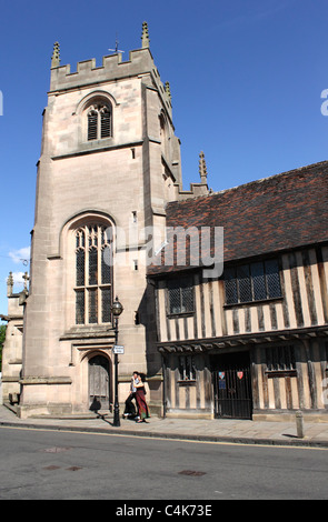 Guild Chapel in Church Street Stratford Upon Avon Warwickshire Stock Photo