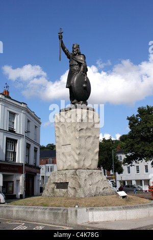 Statue of King Alfred Winchester Hampshire Stock Photo