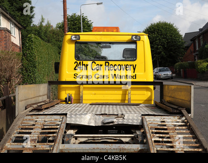 A breakdown recovery vehicle in the U.K. Stock Photo