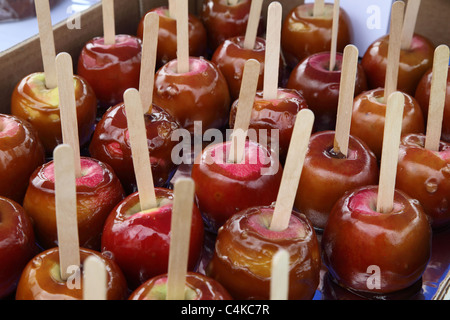sugared apples Stock Photo