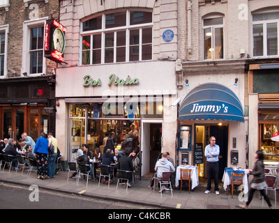 Bar Italia café, Frith Street, Little Italy, London Stock Photo