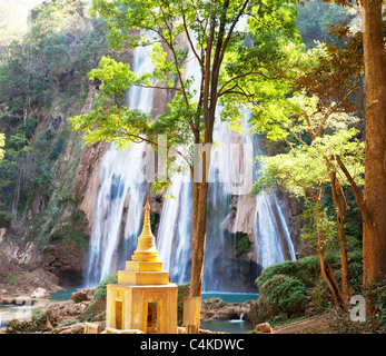 waterfall in Myanmar Stock Photo