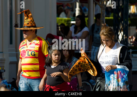 Halloween costume in Disneyland Stock Photo