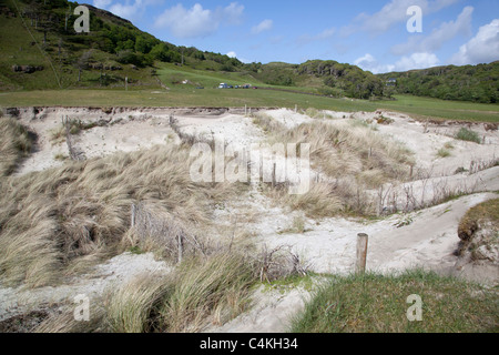 Calgary Bay; mull; sand dune restoration Stock Photo