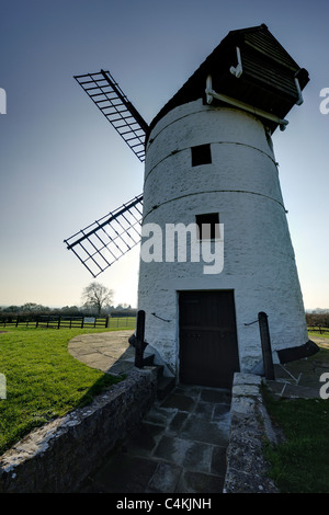 Ashton Windmill near Chapel Allerton, Somerset, UK. Stock Photo