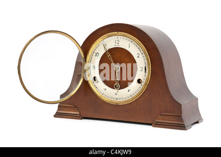 Vintage Bentima Westminster chime wooden mantle clock Stock Photo