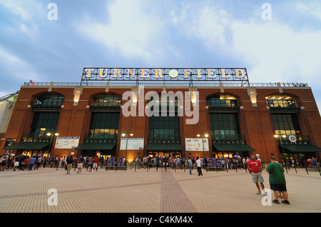 Turner Field in Atlanta, Georgia Stock Photo