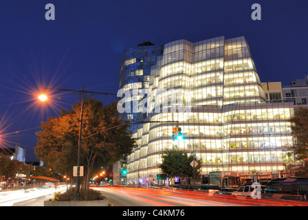Frank Gehry's IAC Building in Lower Manhattan New York City. Stock Photo