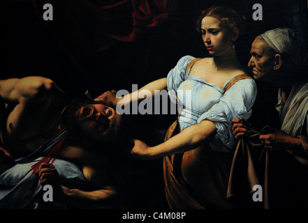 Judith Beheading Holofernes, Caravaggio. Palazzo Barberini, Rome Stock Photo