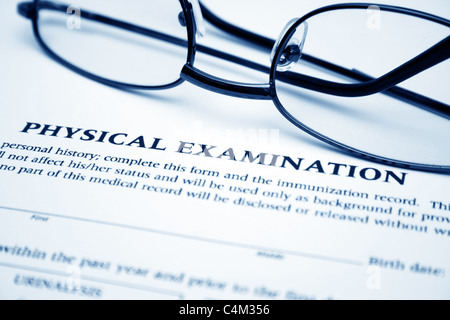 Physical examination Stock Photo