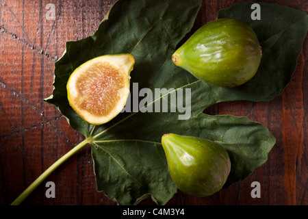 Fioroni, Green Figs Stock Photo