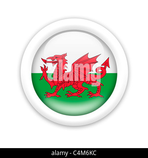 Flag of Wales Stock Photo