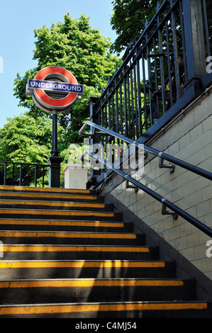 Exit from Regents Park London Underground tube station Stock Photo