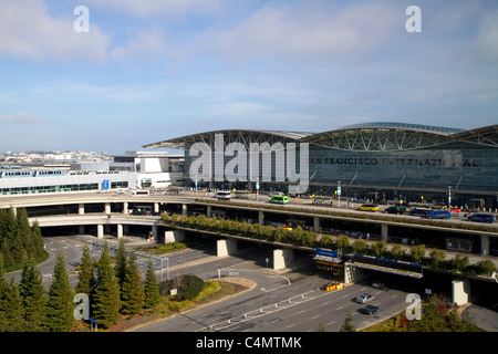 San Francisco International Airport terminal located south of downtown San Francisco, California, USA. Stock Photo