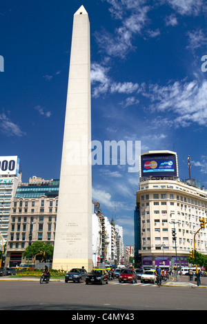 Obelisk of Buenos Aires, Argentina. Stock Photo